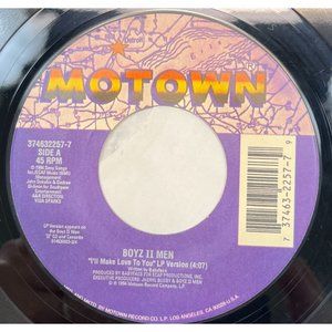 Boyz II Men I'll Make Love To You / Thank You 45 R&B Soul Motown 1994